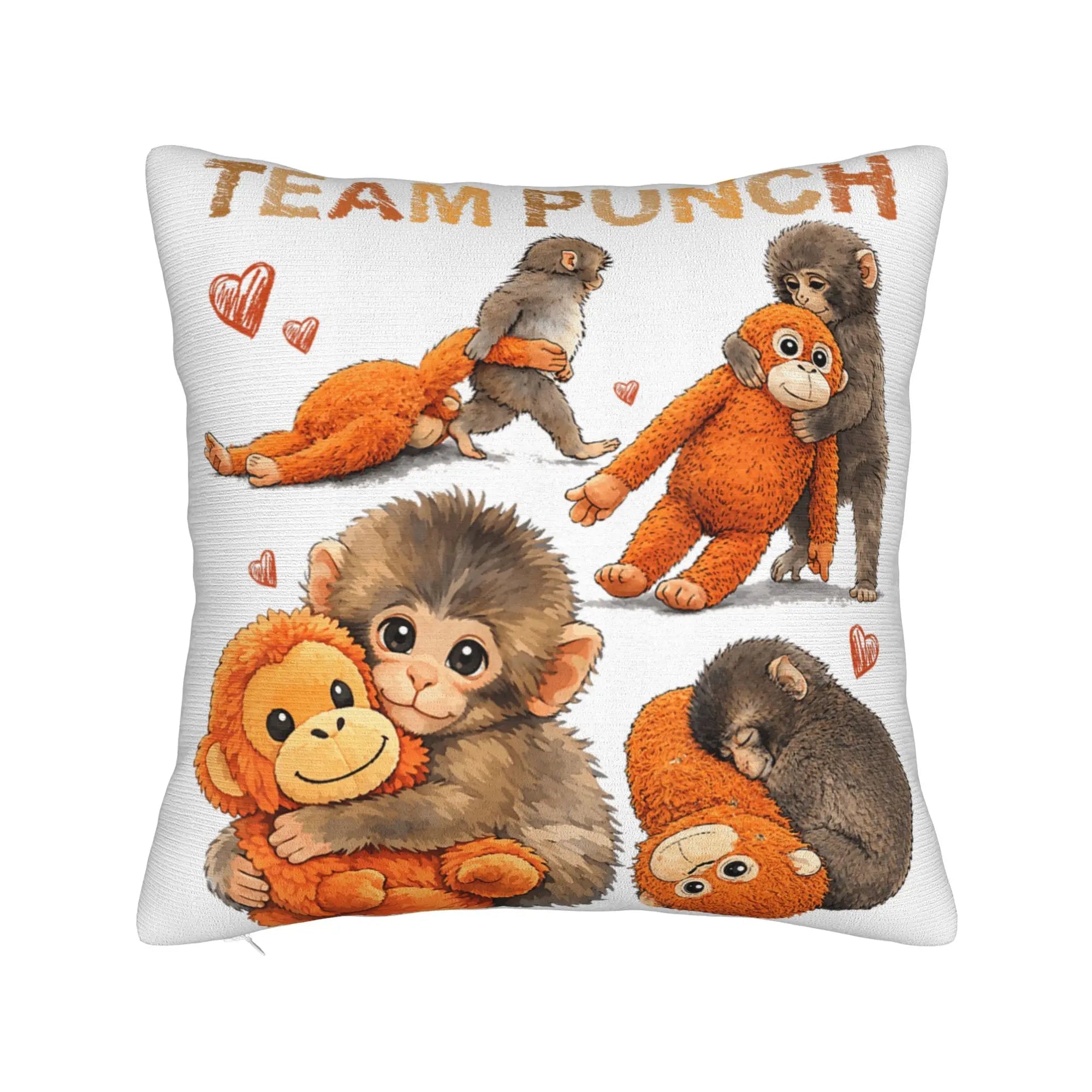 Punch The Monkey Pillow Case - Punch The Monkey