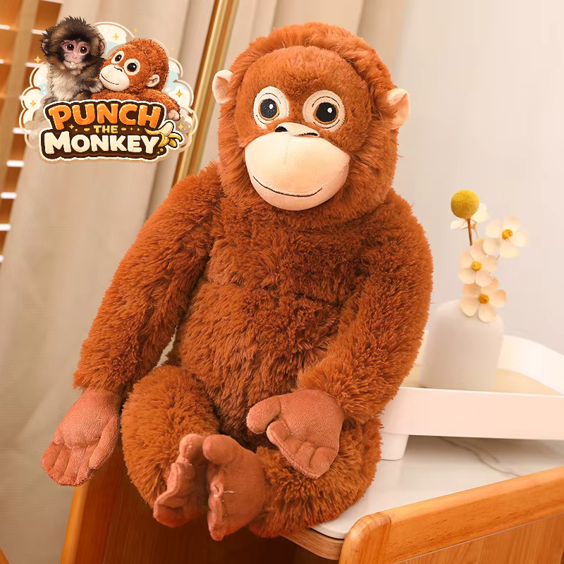 Punch The Monkey's Companion Plushie
